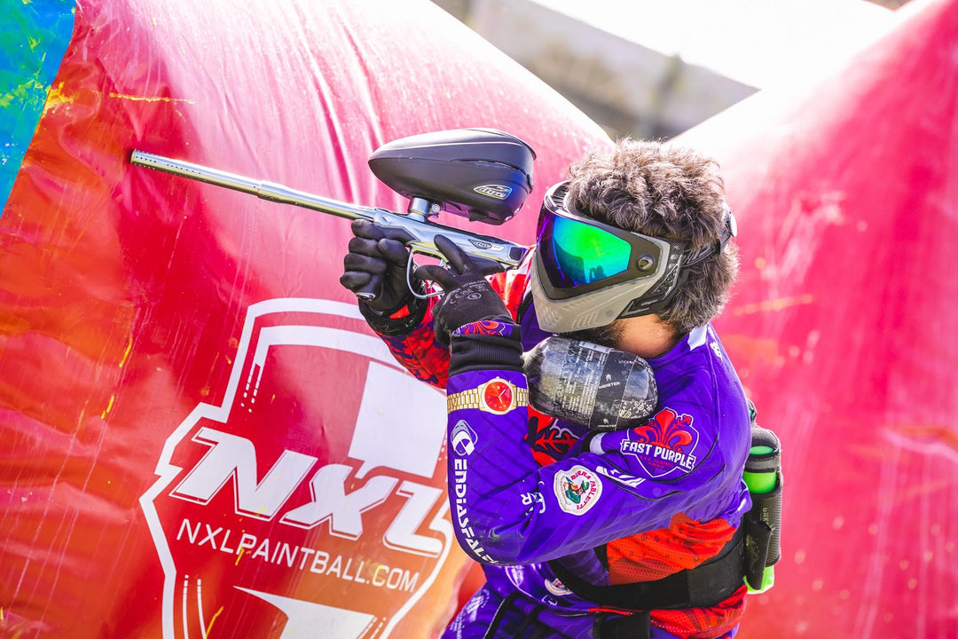 How far does a paintball sniper shoot?
