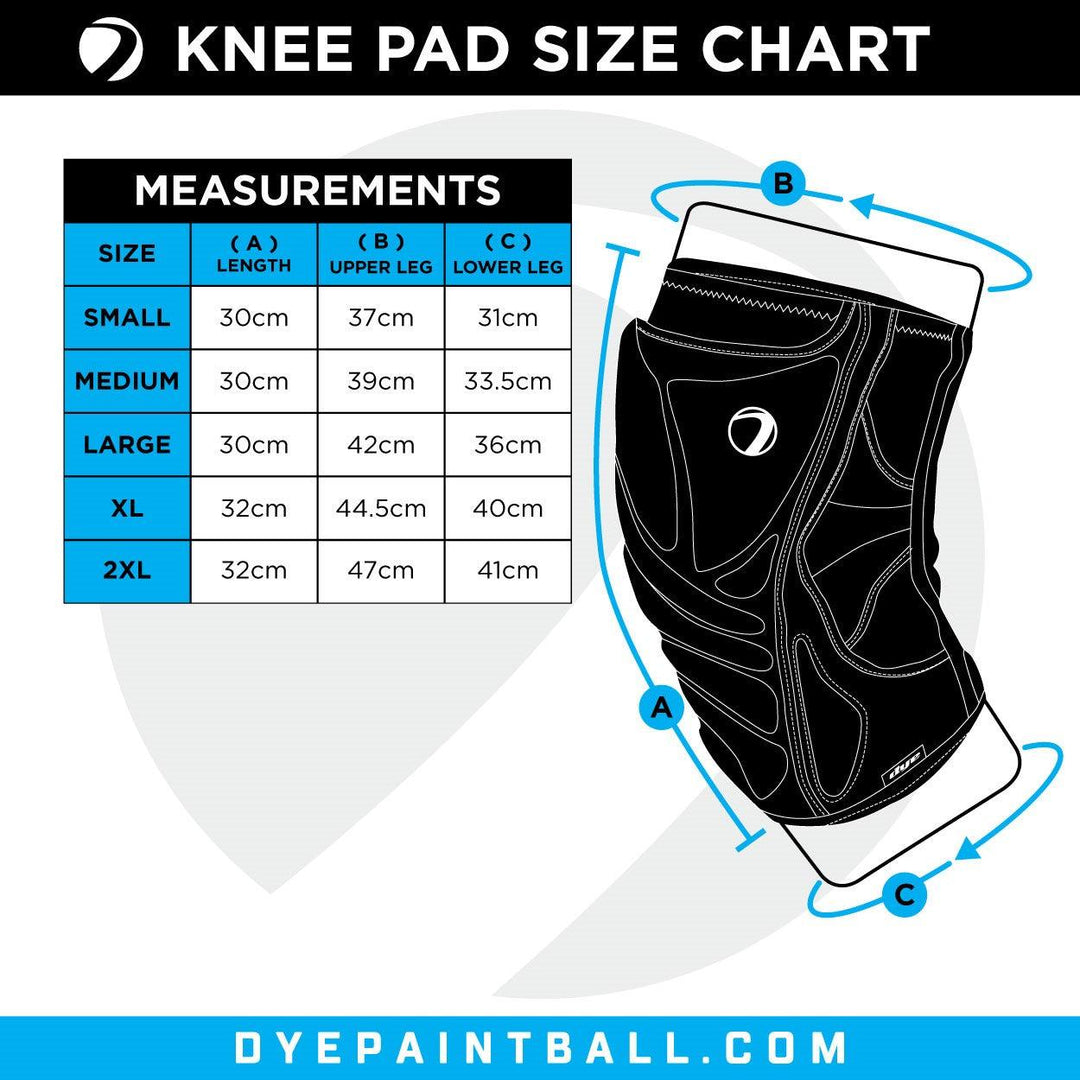 PERFORMANCE KNEE PADS BLACK - DYE Precision Germany GmbH