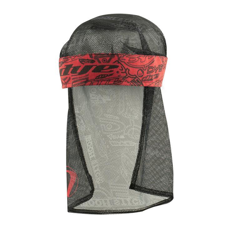 HEADWRAP LOGOFLAUG RED/BLACK - DYE Precision Germany GmbH
