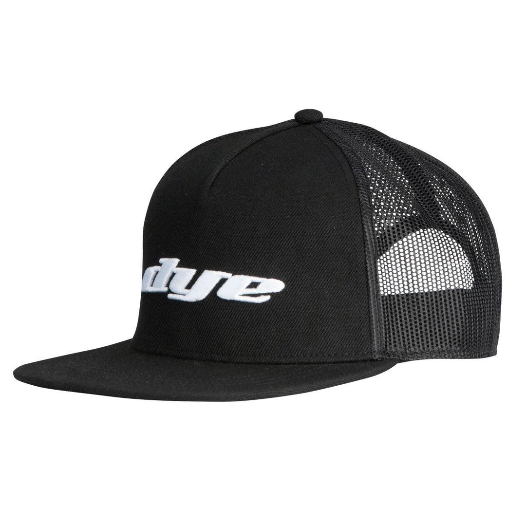 DYE HAT LOGO TRUCKER BLACK/WHITE SNAP BACK