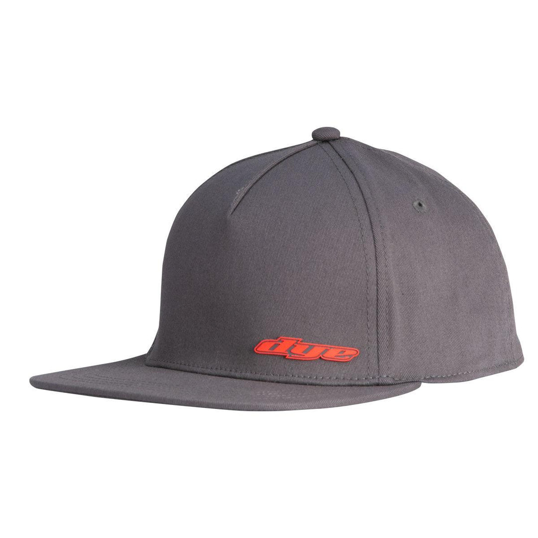 DYE HAT LWR LFT FLEX FLAT BILL CHARCOAL/ORANGE