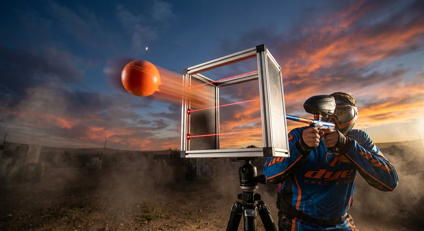 Paintball-Chronograph: So wird die Geschwindigkeit gemessen