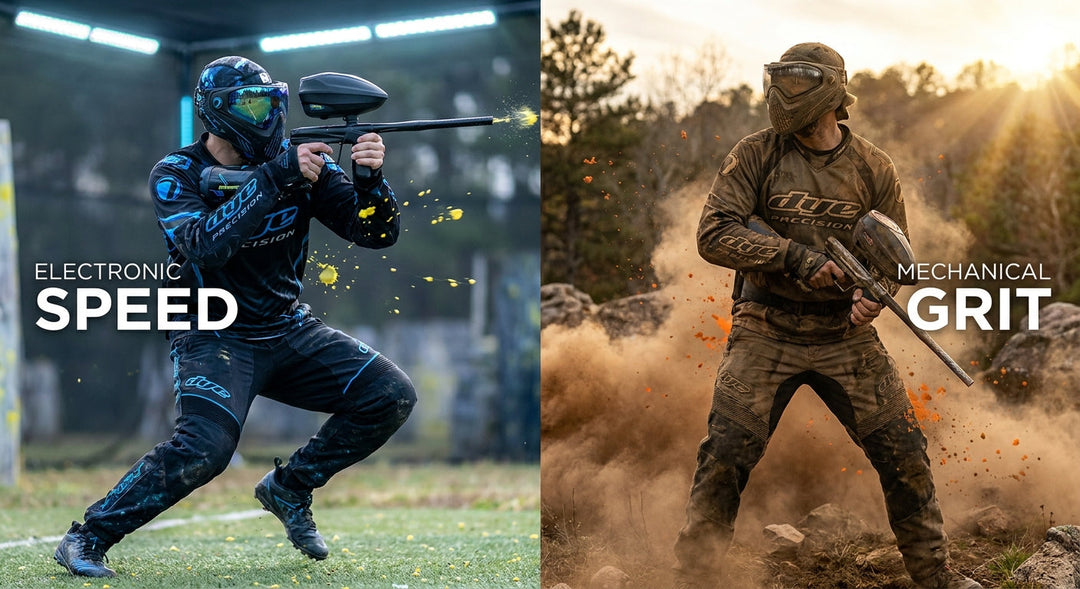 Electronic vs Mechanical Paintball Markers: What's the Difference?